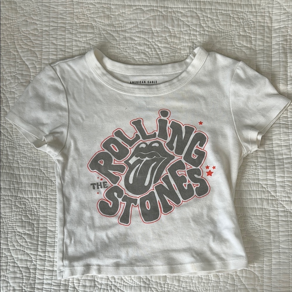 American Eagle Outfitters White Short Sleeve Tee